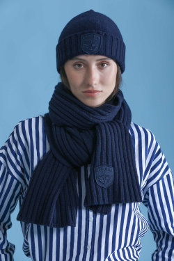 Bufanda Cannes Azul Marino Otoño/Invierno Mujer