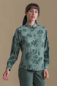 Chemise Cascade de Fleurs Cascade de Fleurs Verts Automne/Hiver Femme